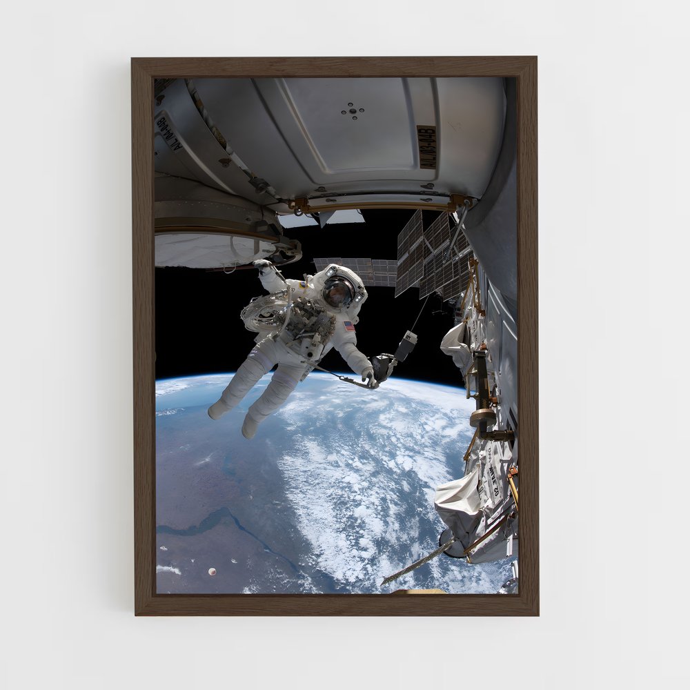Poster L'Astronaute en Orbite – affiche Astronomie (vue 5)